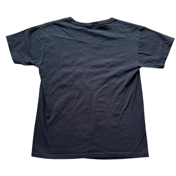 Nirvana Black Graphic T-Shirt With Yellow Smile Logo Print Medium 100% Cotton Si - Picture 2 of 6